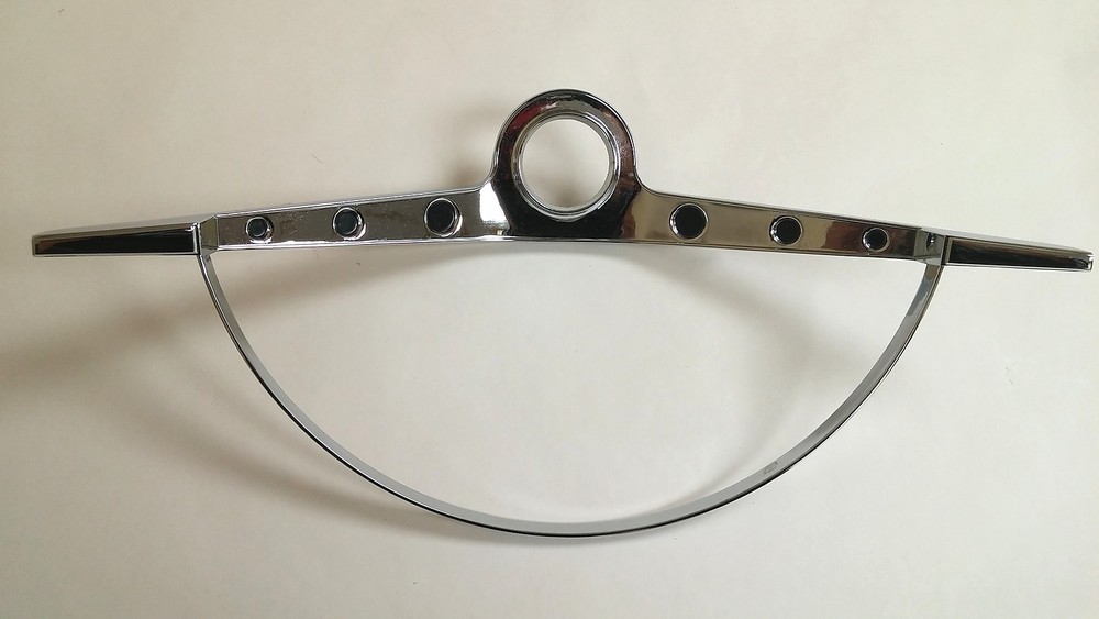 1963 Chevy Impala Steering Wheel Chrome Horn Ring Center