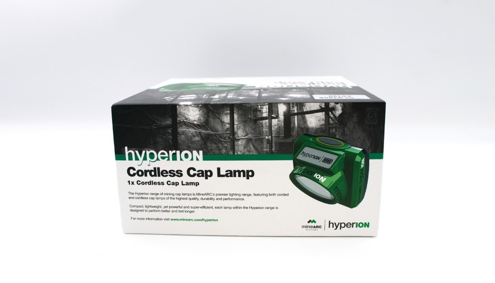 Cordless Rechargeable Mining Cap Lamp with LED bulb - MineARC Systems HyperION
