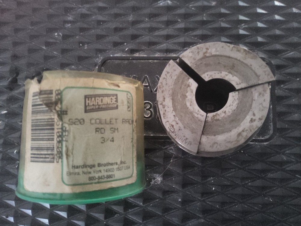 HARDINGE S-20  3/4" SMOOTH COLLET PAD SET   MAZAK S20  .750