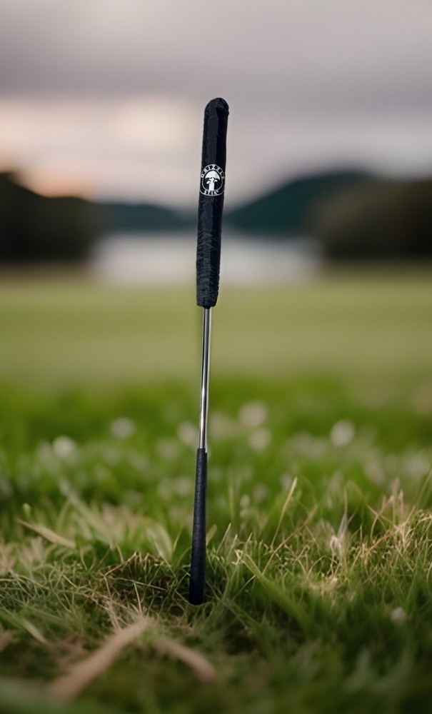 DrizzleStik Flex- Golf Club Umbrella Black/White