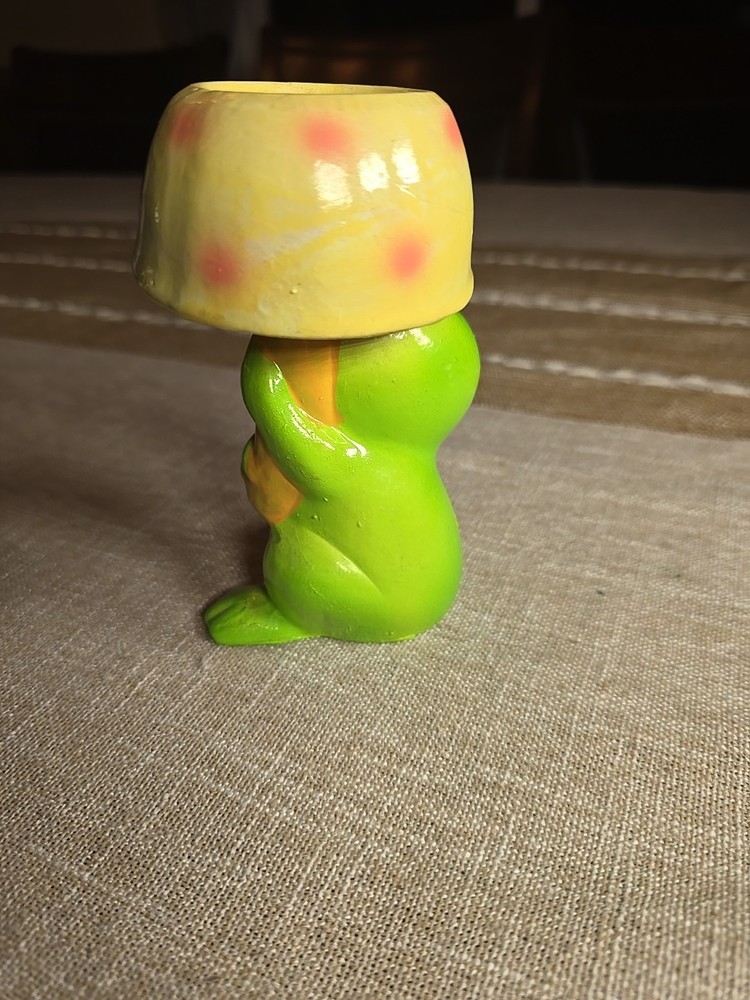 Vintage Frog Ceramic Tealight/votive Candle Holder