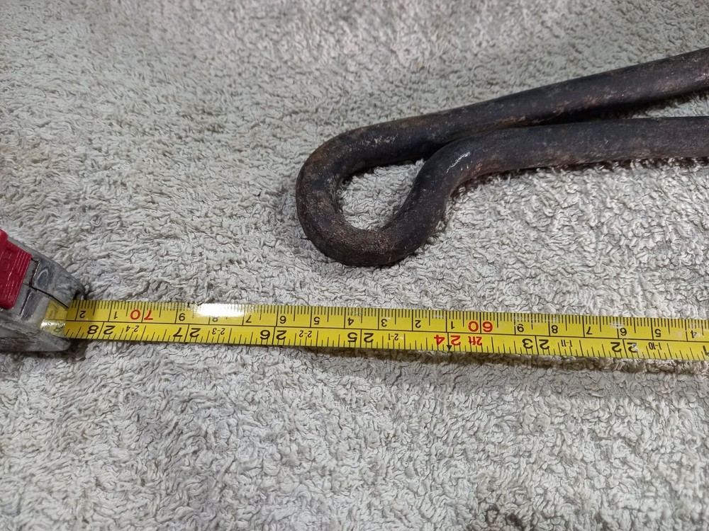 Antique Fireplace Trammel Hand Forged