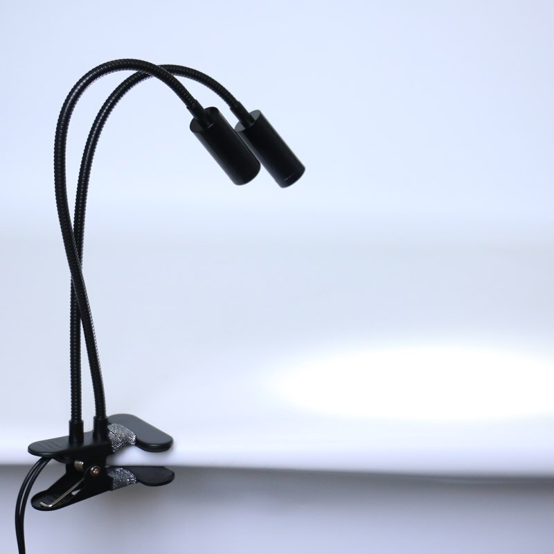 LED Clamp Microscope Illuminator Adjustable Side Spotlight Lamp Fill Light Lamp