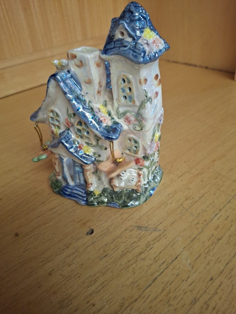Vintage incense house burner