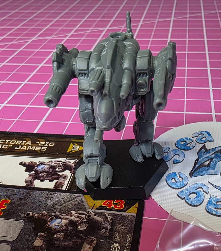 BattleTech Dragon Fire Mech -- Black Remnant Command Lance + Cards