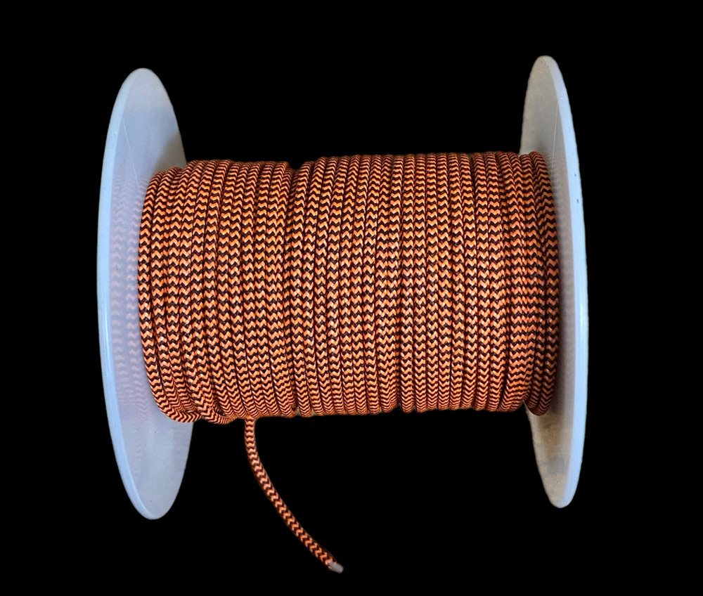 5 FEET BCY #24 SPECKLED ORANGE /BLACK Archery Bowstring RELEASE D LOOP ROPE CORD