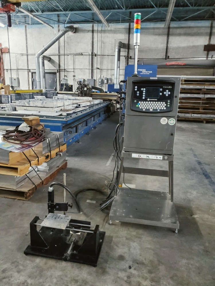 Domino A200+ Ink Jet Printer System, 36702H Head, 7" x 8" Shuttle Table