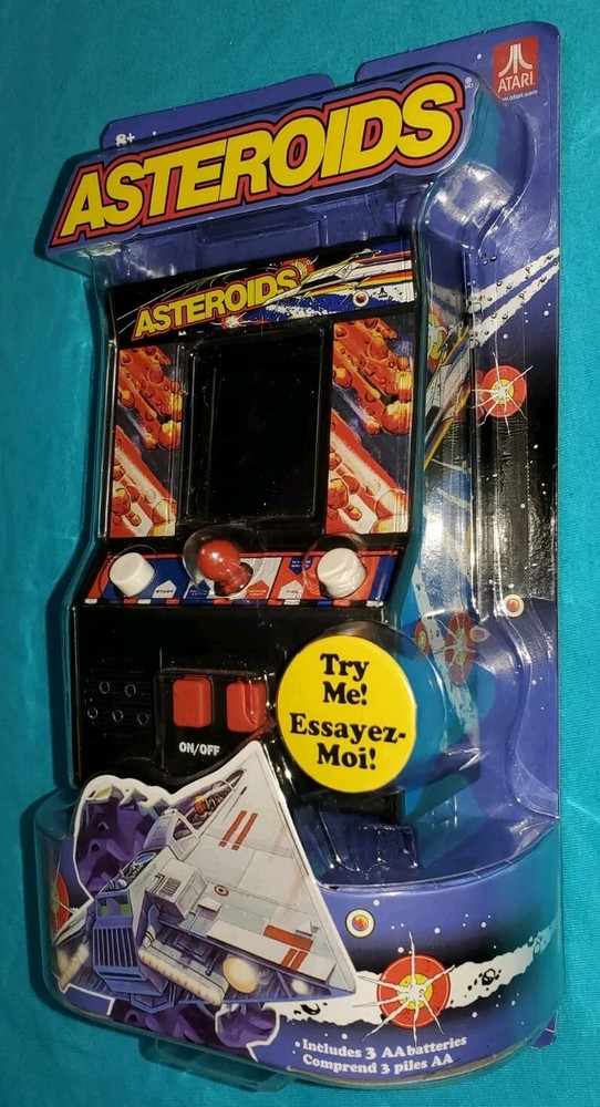 Asteroids (Basic Fun, 2017) Handheld Electronic Mini Arcade NEW *FREE SHIPPING*
