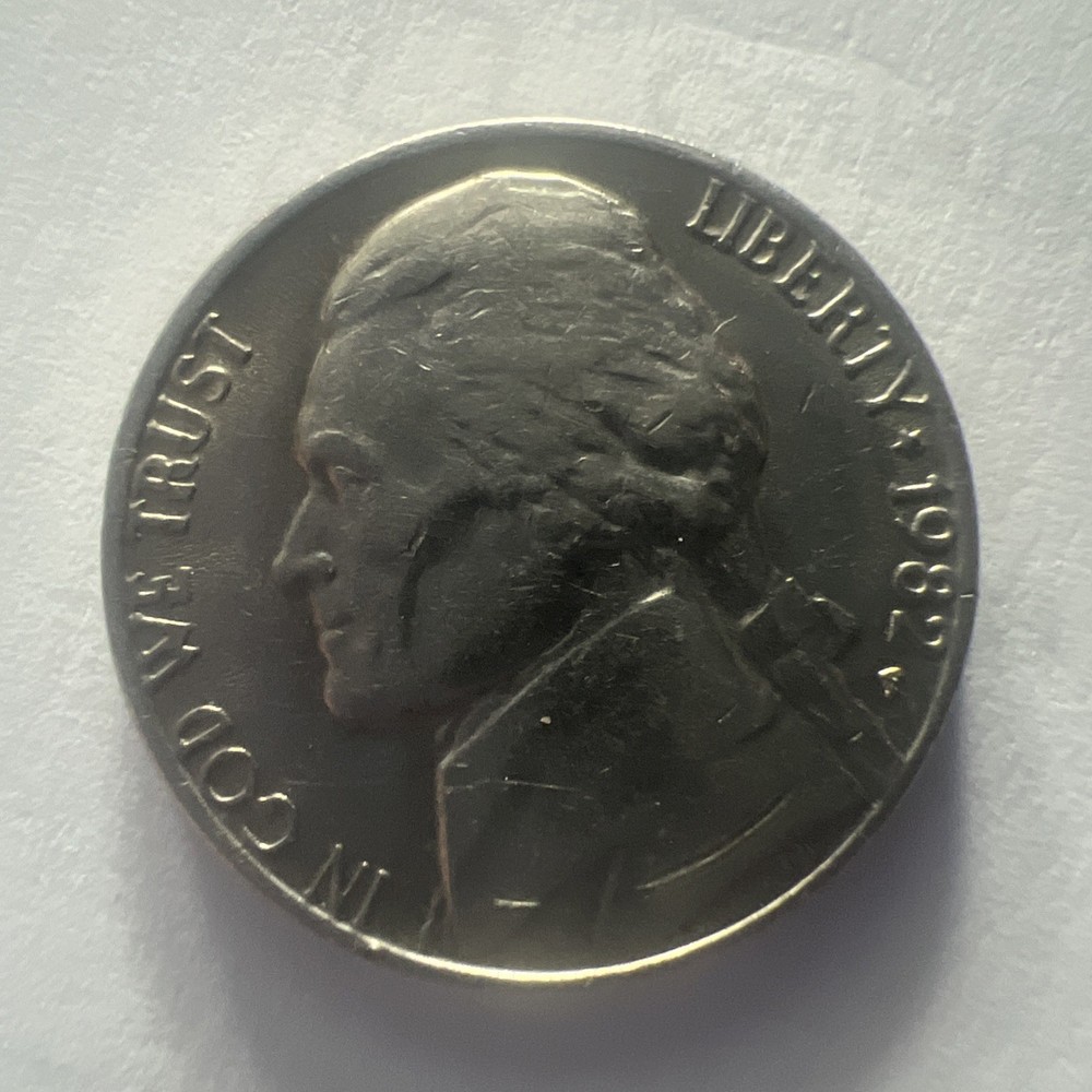 2 Sided Double Headed Nickel Front &Back both Heads 2 Different Years 2000/1982