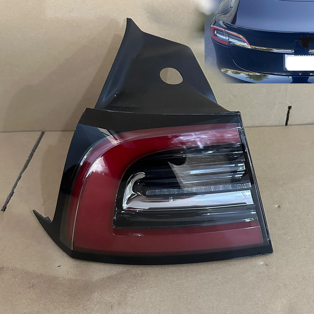 3pin For 2017-2023 Tesla Model 3 LED Outer Rear Tail light Lamp Left Driver Side