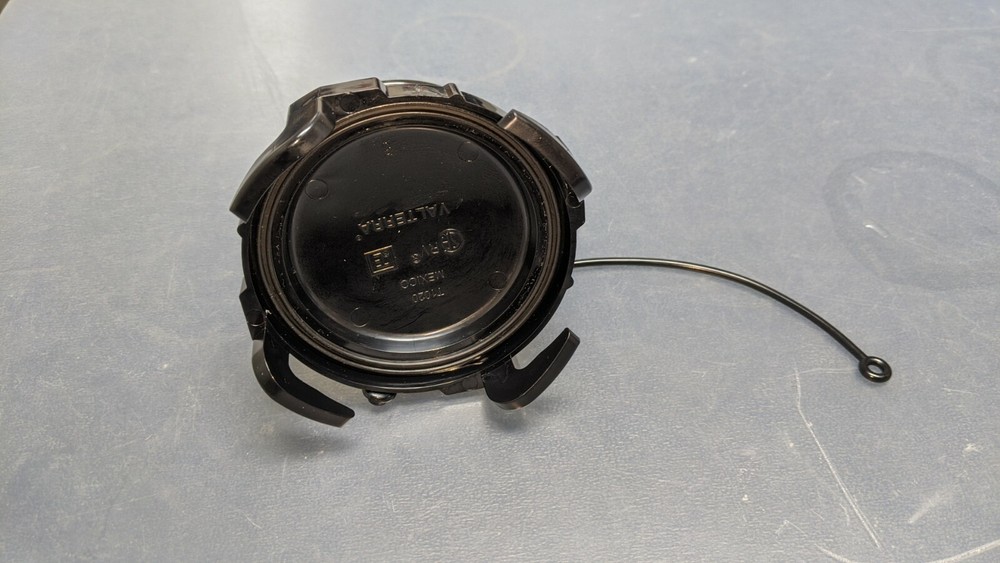 RV Valterra Waste Valve Sewer Cap Bayonet 3" with strap Travel Trailer Motorhome