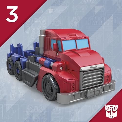 Transformers 1-Step Flip Heroes 3-Pack, 4-Inch Wheeljack, Medium, Multi-color