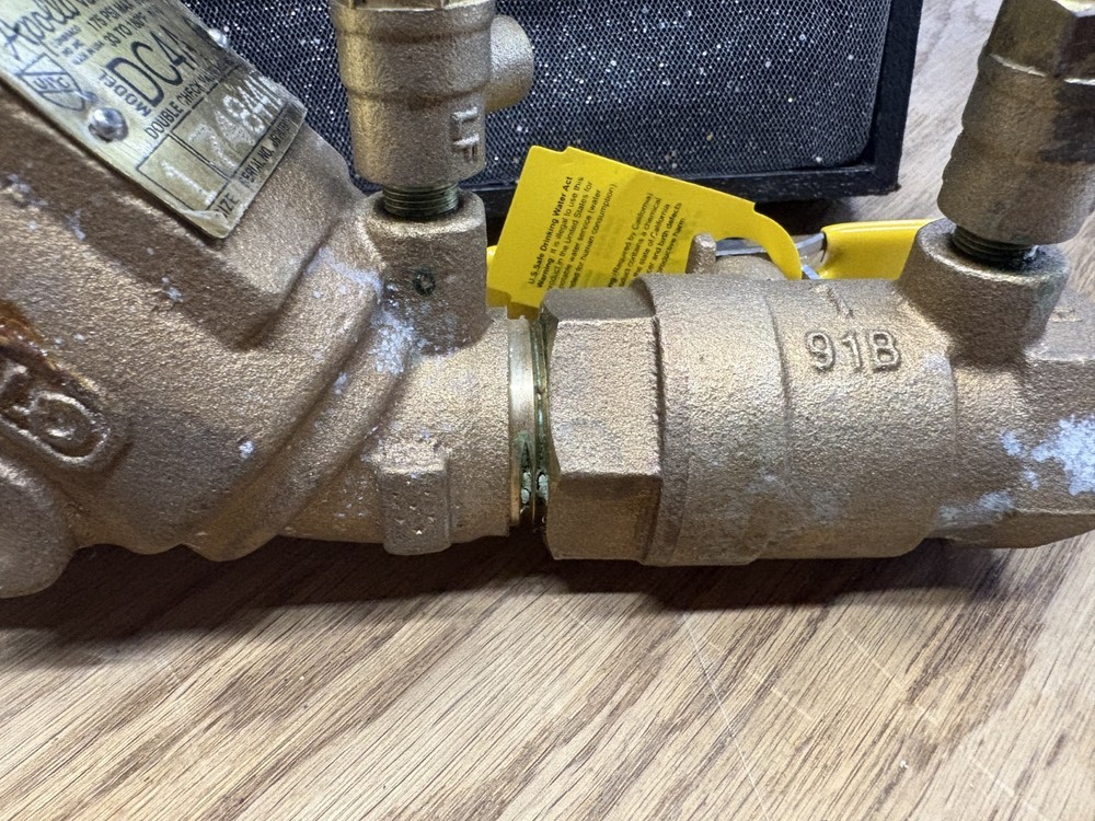 Apollo 4a double check valve assembly 1"
