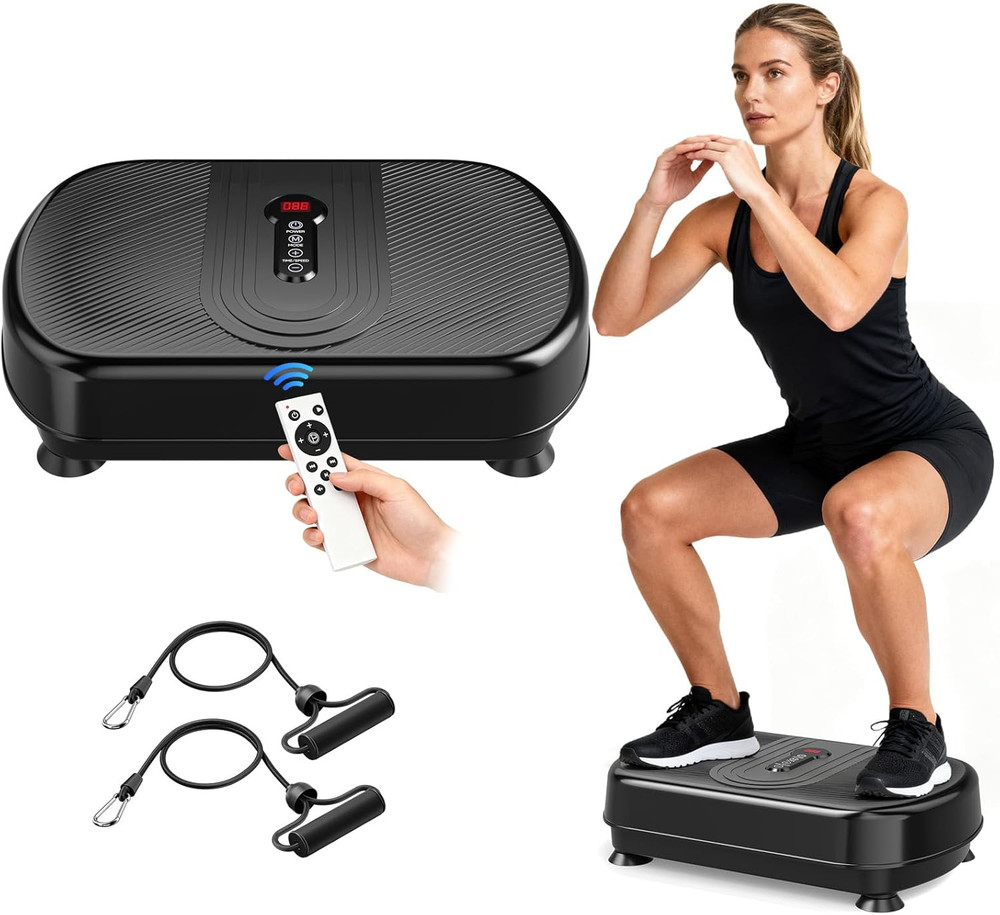 2025 Power Plate Vibration Platform, Lymphatic Drainage Vibration Plate with Blu