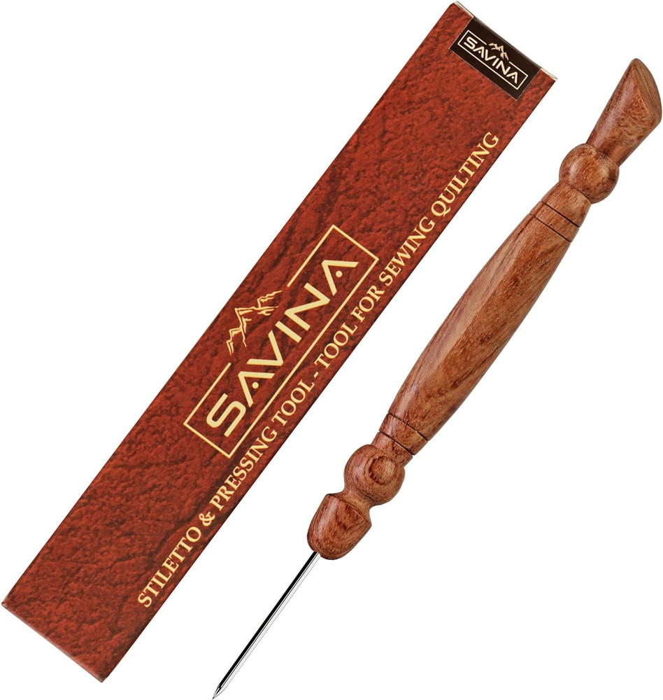 Stiletto & Pressing Tool - Essential Quilting/Sewing Tool Stiletto, Presser - Pr