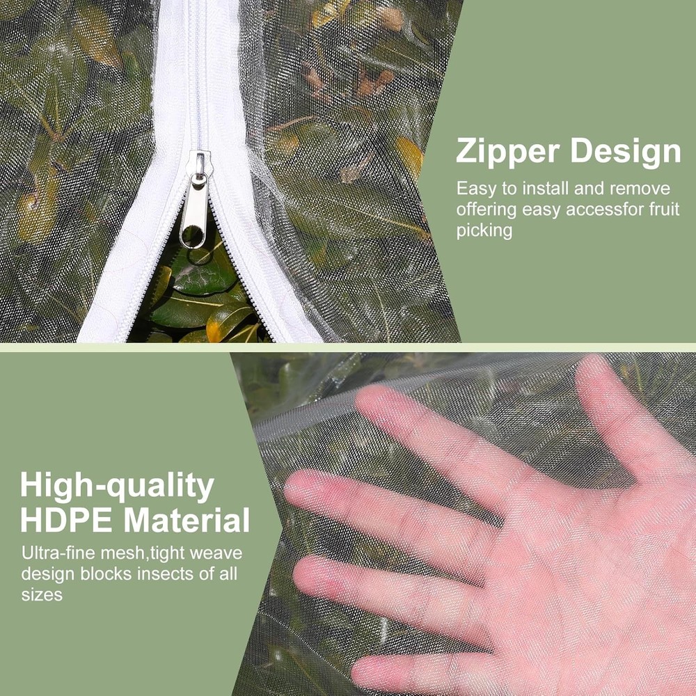 Fruit Tree Garden Protection Netting with Zipper