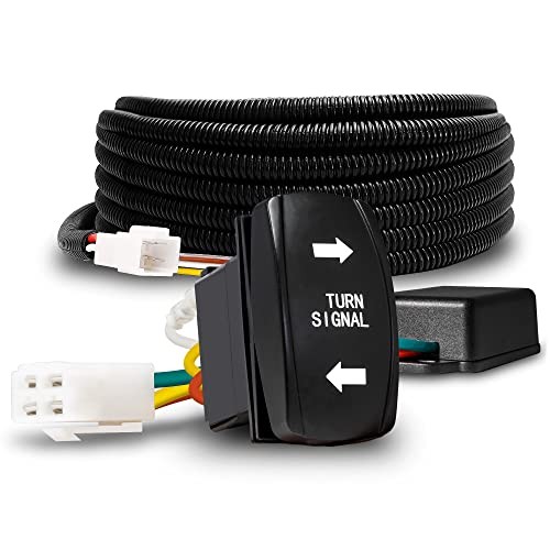 True Mods UTV ATV LED Turn Signal Light Blinker Kit [SPDT Switch Control