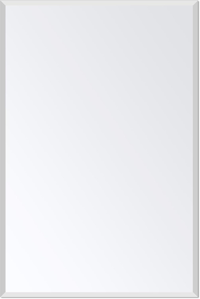 Rectangle Wall Mirror Frameless Bathroom Mirror 16” X 24" Beveled Edge Mirror fo