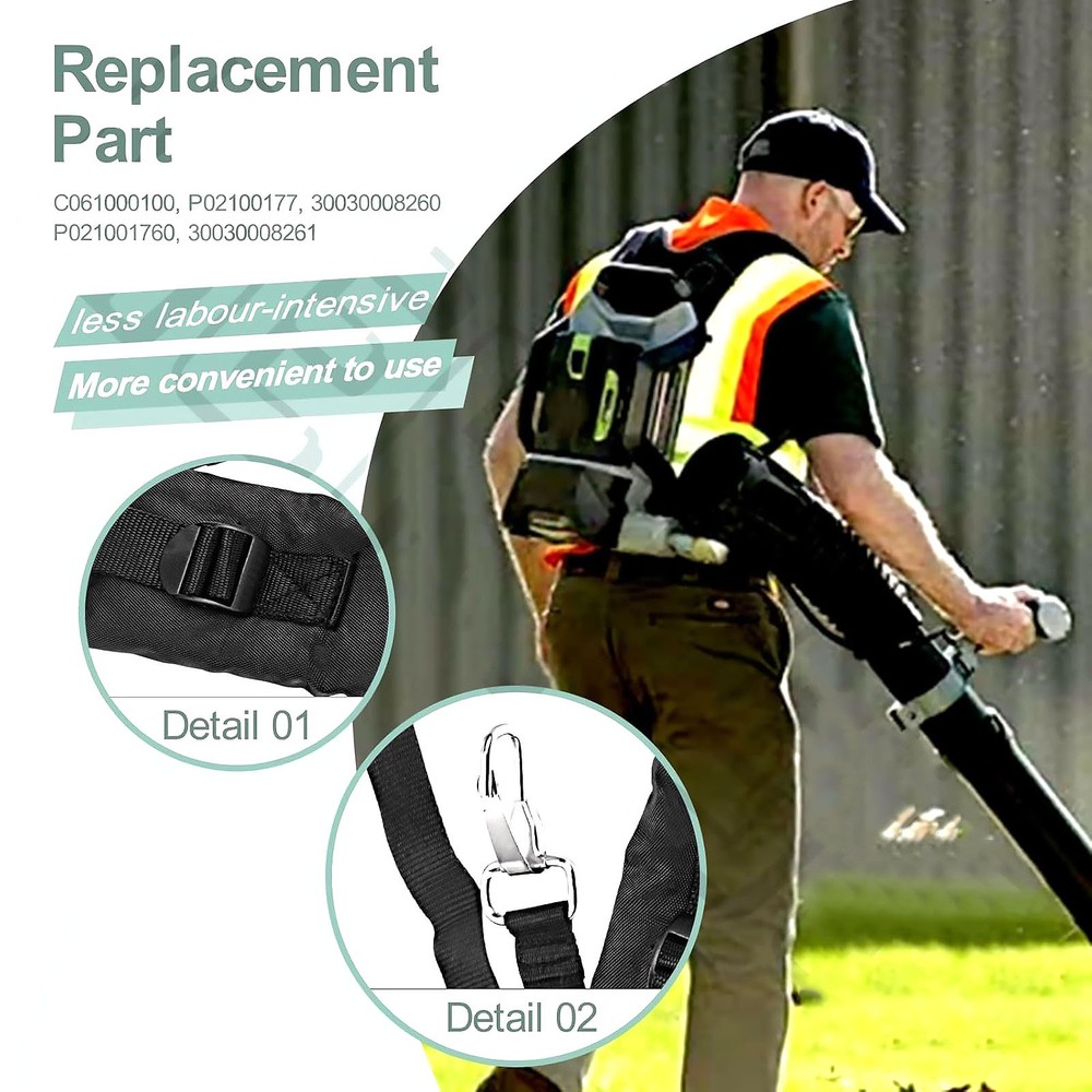 Maintenance Backpack Blower Strap Replacement Set Unit for Echo PB-46HT PB-46LN