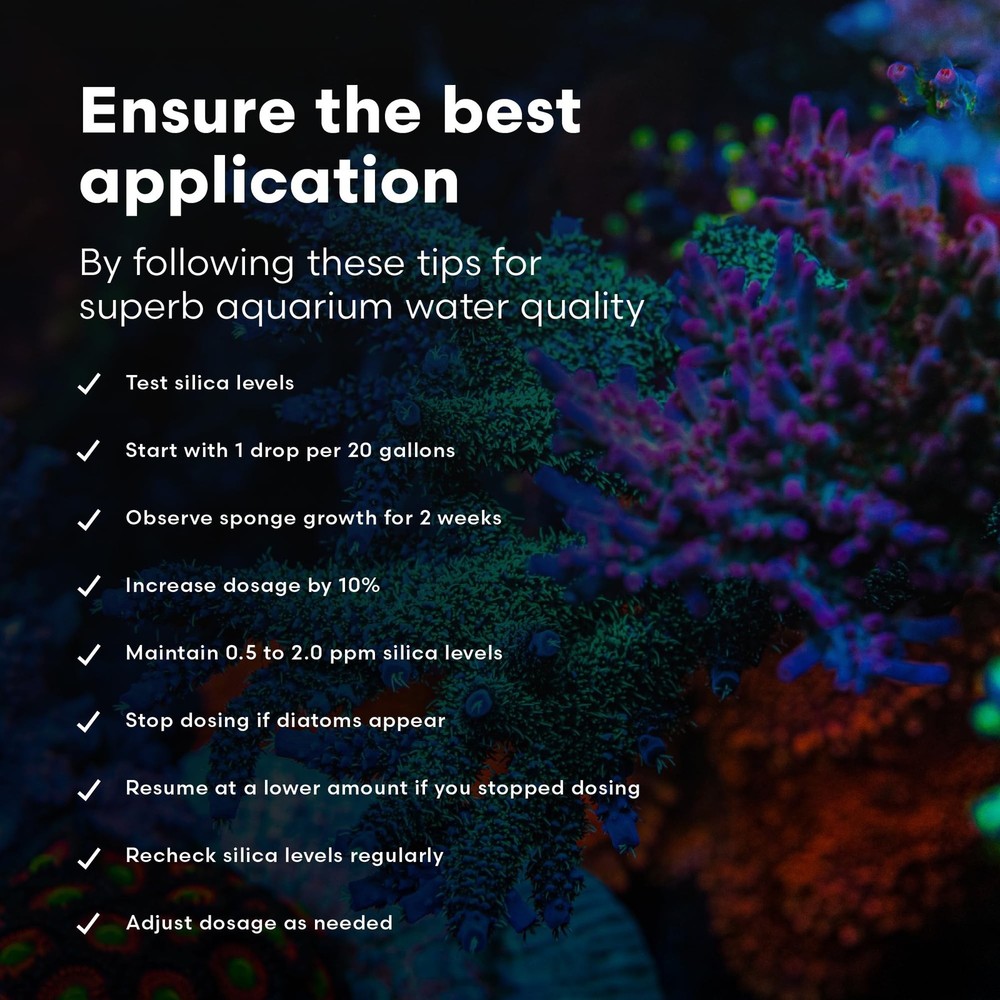 Brightwell Aquatics SpongExcel – Ionic Silica Solution for Marine Sponge &