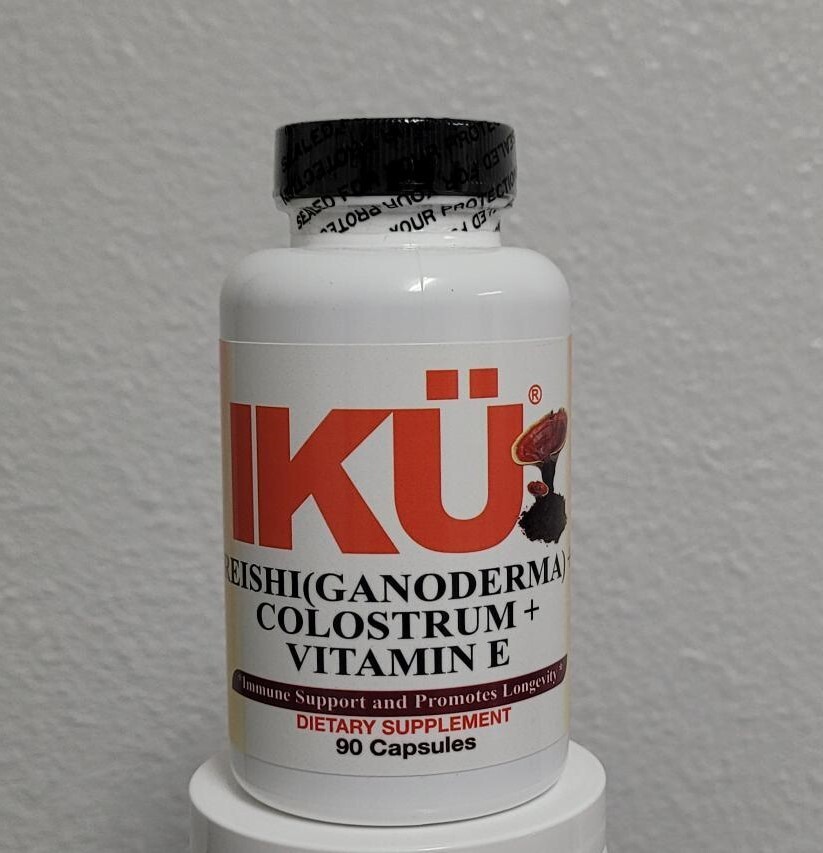Ganoderma+Colostrum+Vitamin E- Boosts your immune System- 90 Capsules