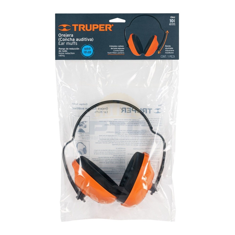 Truper OAJ adjustable earmuff