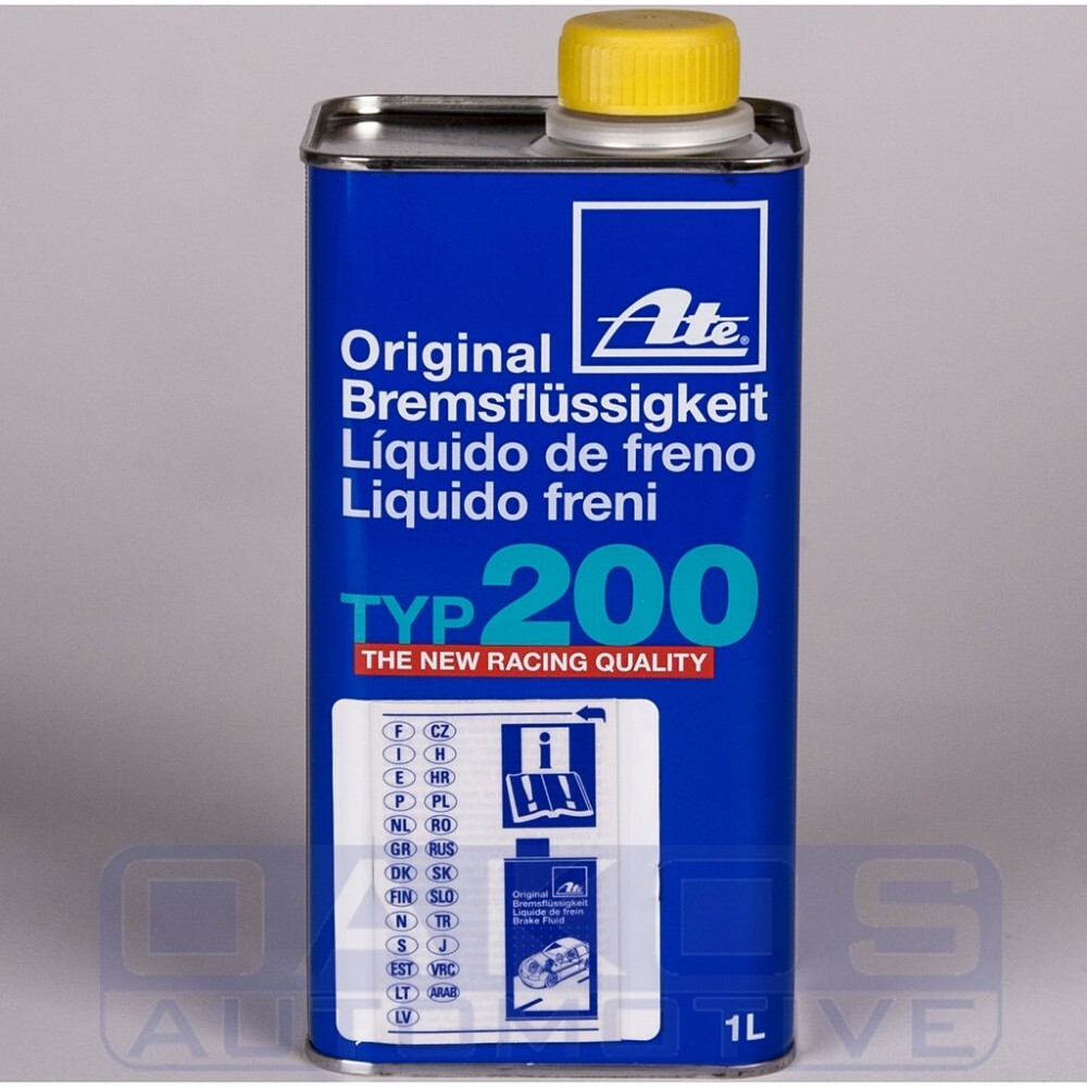 ATE Type 200 DOT 4 Racing Brake Fluid (Amber) ATE TYPE 200