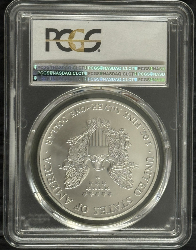 2002 $1 American Silver Eagle PCGS MS69 (Blue Label)