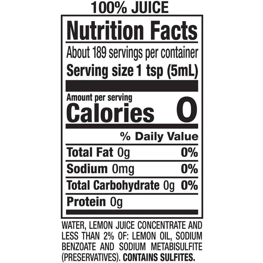 (2 pack) ReaLemon 100% lemon Juice, 32 fl oz bottle.........