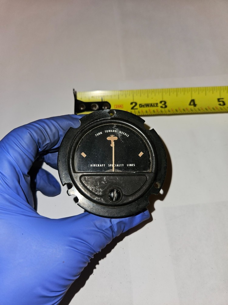 WW2 turn indicator airplane