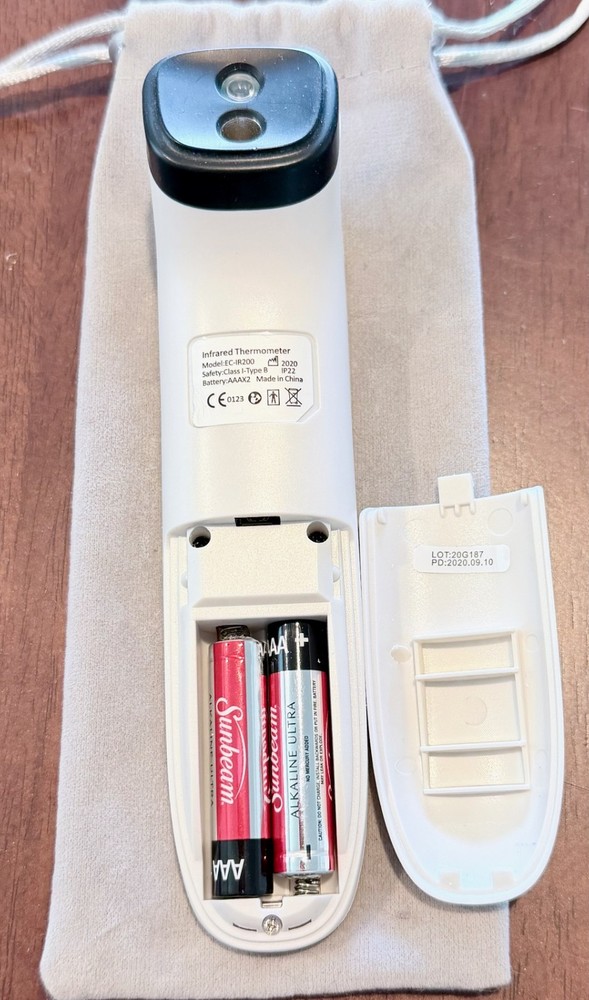 Infrared Touchless Forehead Thermometer Model EC-IR200