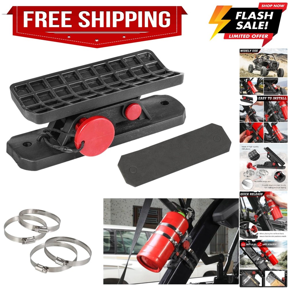 Quick Release Roll Bar Fire Extinguisher Mount Holder Extinguisher Mounting B...