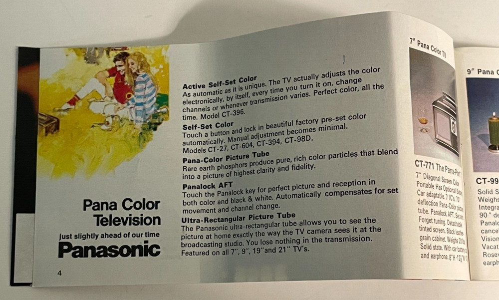 VINTAGE PANASONIC CATALOG BOOKLET MINI COMPLETE LINE 75 Pages