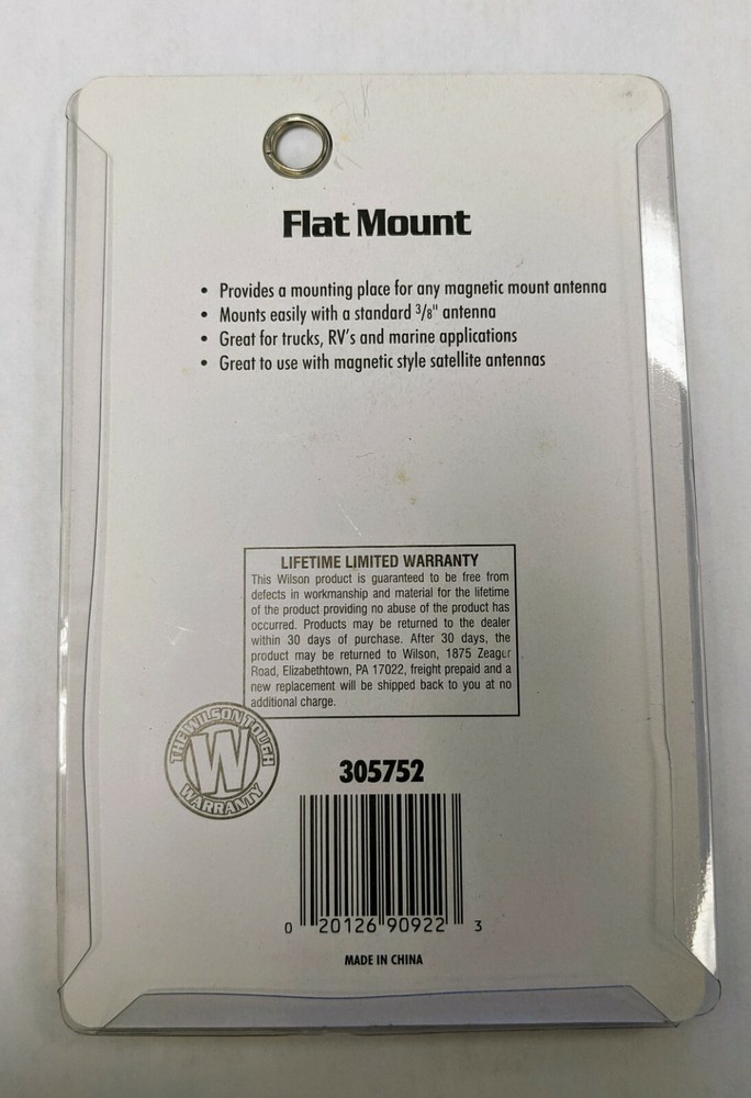 Wilson 305752 Flat Mount