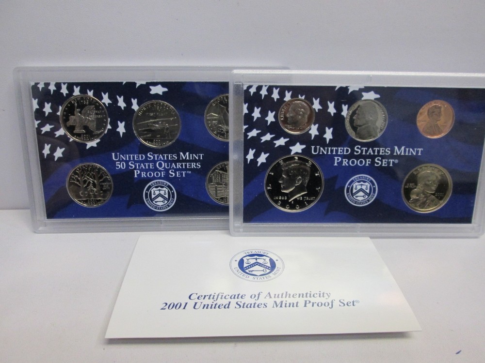 2001 US Mint Proof Set