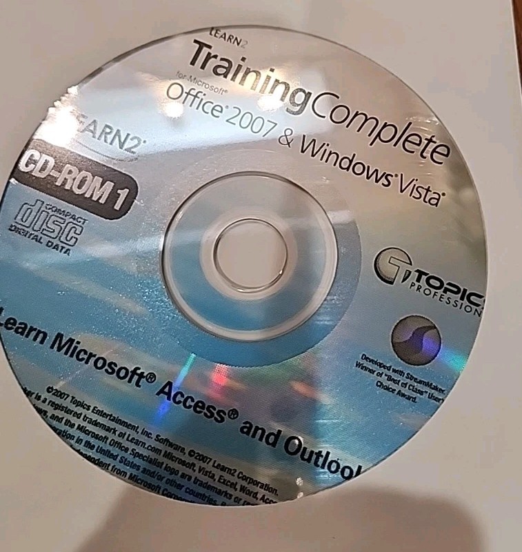 Learn2 Training Complete For Microsoft Office 2007 & Windows Vista