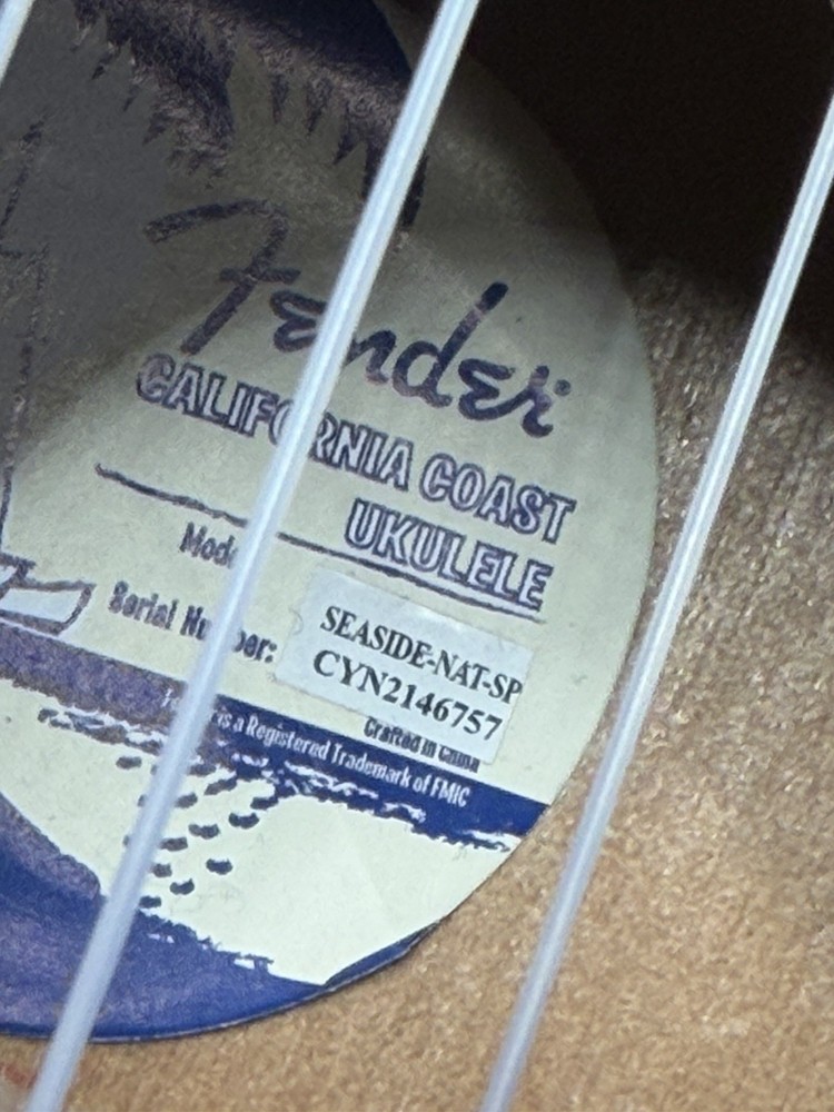 Fender Ukulele SEASIDE-NAT-SP