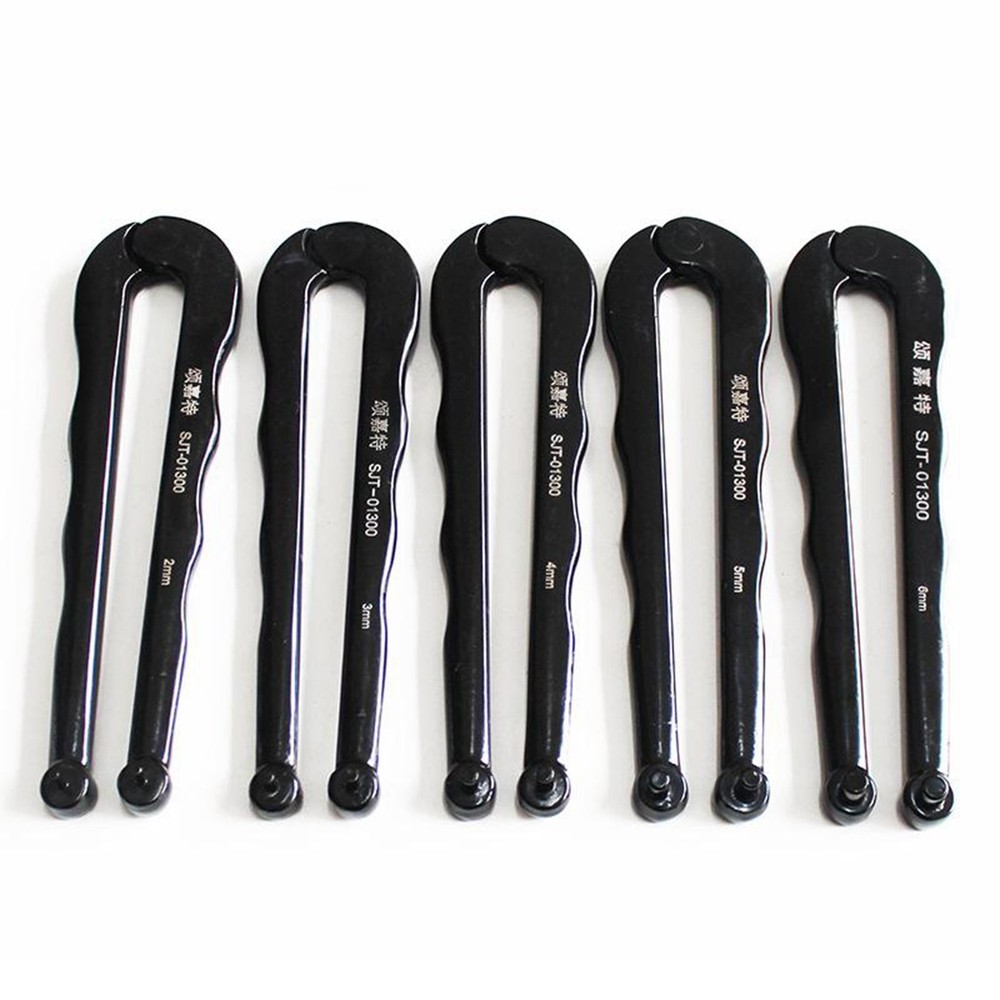 Cloudly Adjustable 2mm Face Spanner Wrench Pin Pliers for Round
