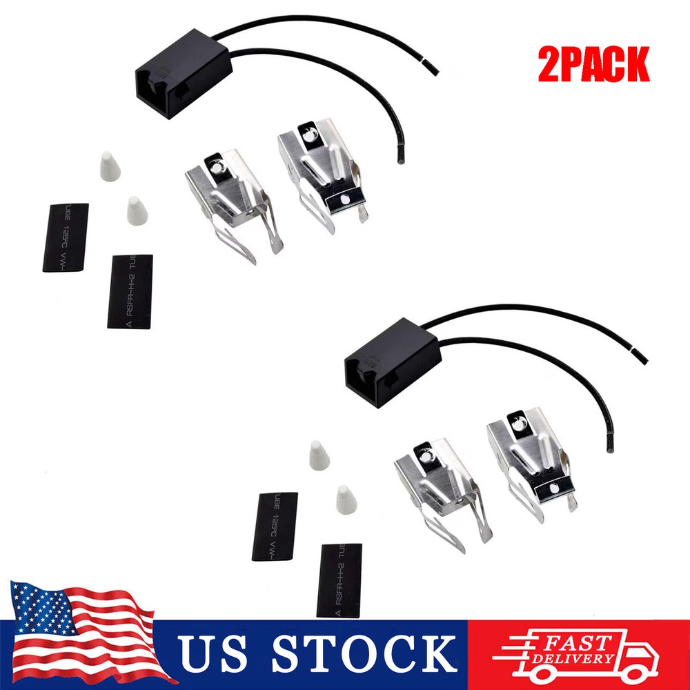 2 Pack 330031 Range Burner Receptacle Kit for Whirlpool Kenmore Range Stove