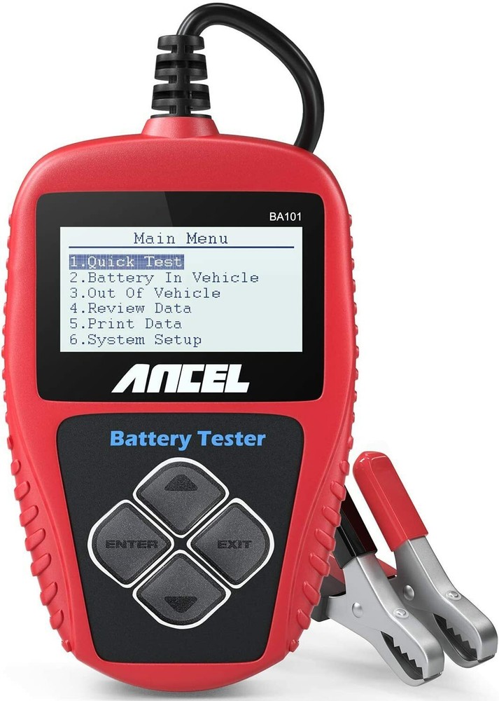 Ancel BA101 12V Auto Car Battery Load Tester Cranking Analyzer Tool 100-2000CCA