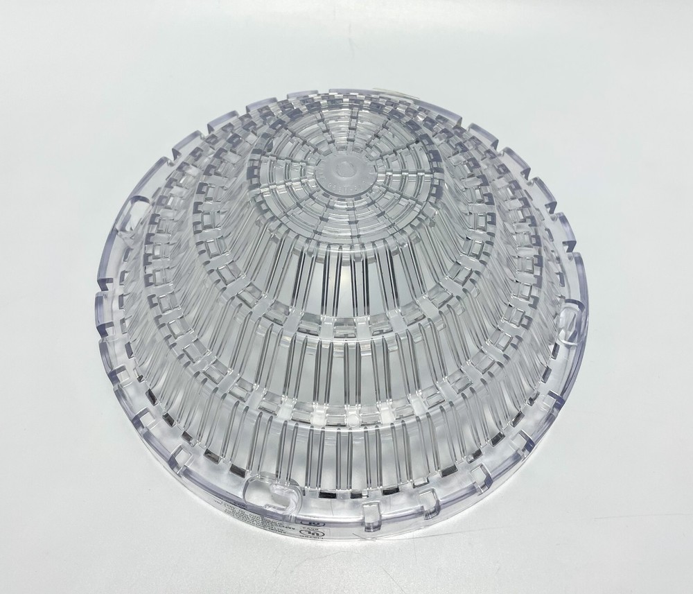 Safety Technology Smoke Detector Guard Polycarbonate Flush Open Back, 9"x 3 3/4"