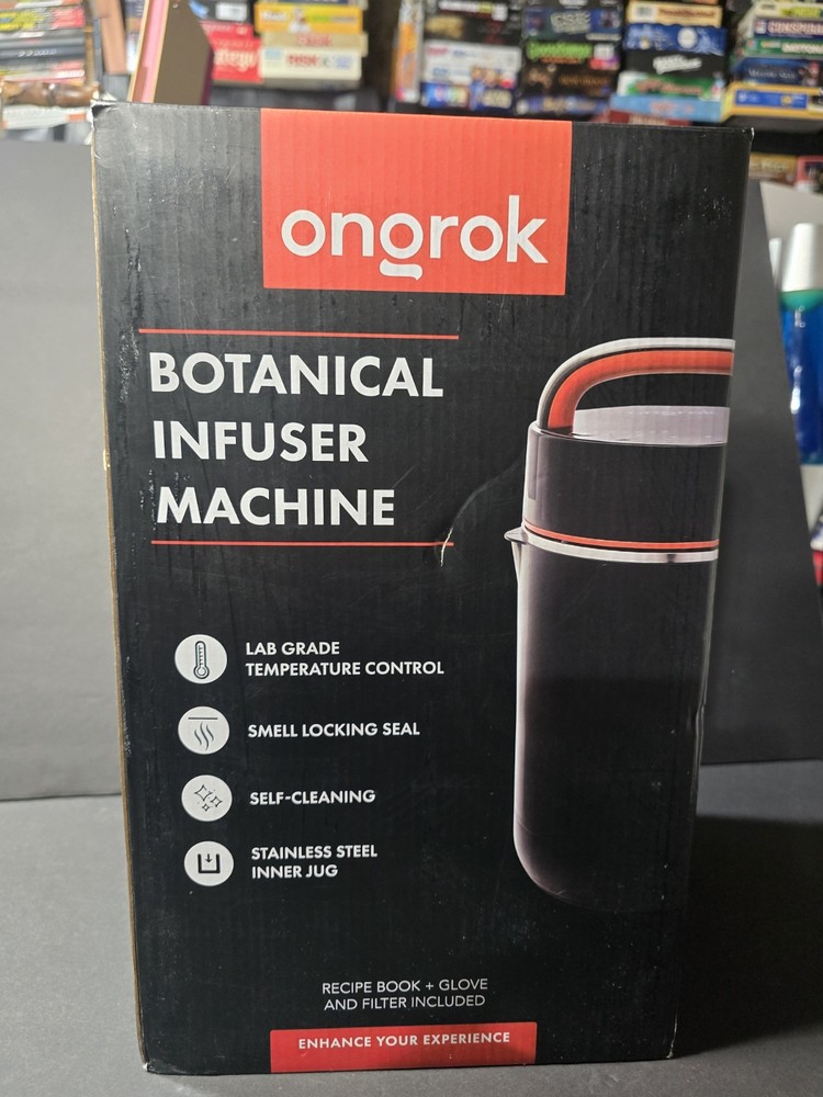 Ongrok Botanical Infuser Machine With Box COMPLETE NEW