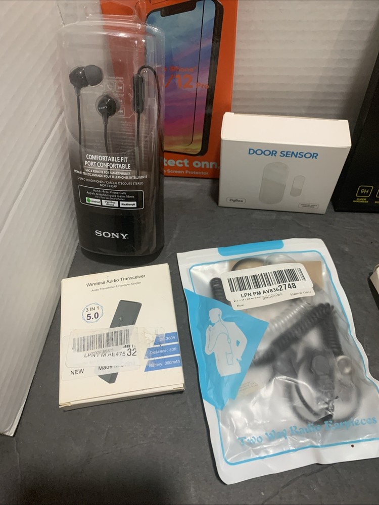 Lot of 9 Electronics Accessories Sony Fitbit Energizer Charger Bundle