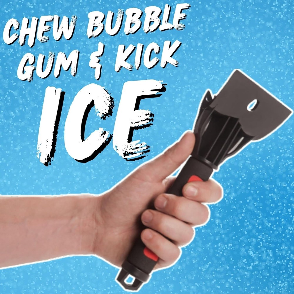 Ice Scraper for Car Windshield & Windows - Tough Reinforced Plastic Handle - ...