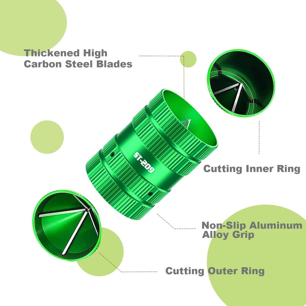 Copper Pipe Reamer PVC Deburring Tool - Plumbing Reamer Deburring Tool