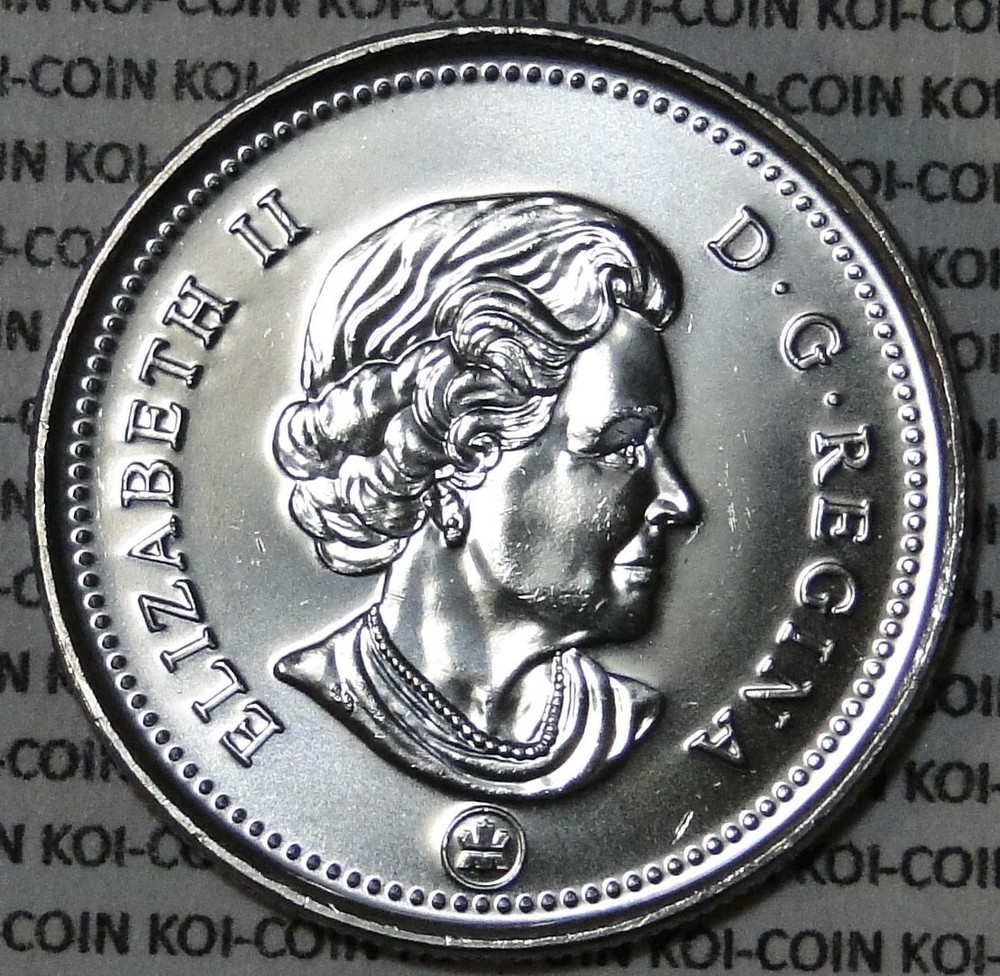 BU UNC Canada 2010 50 cent 50c half dollar coin from mint roll