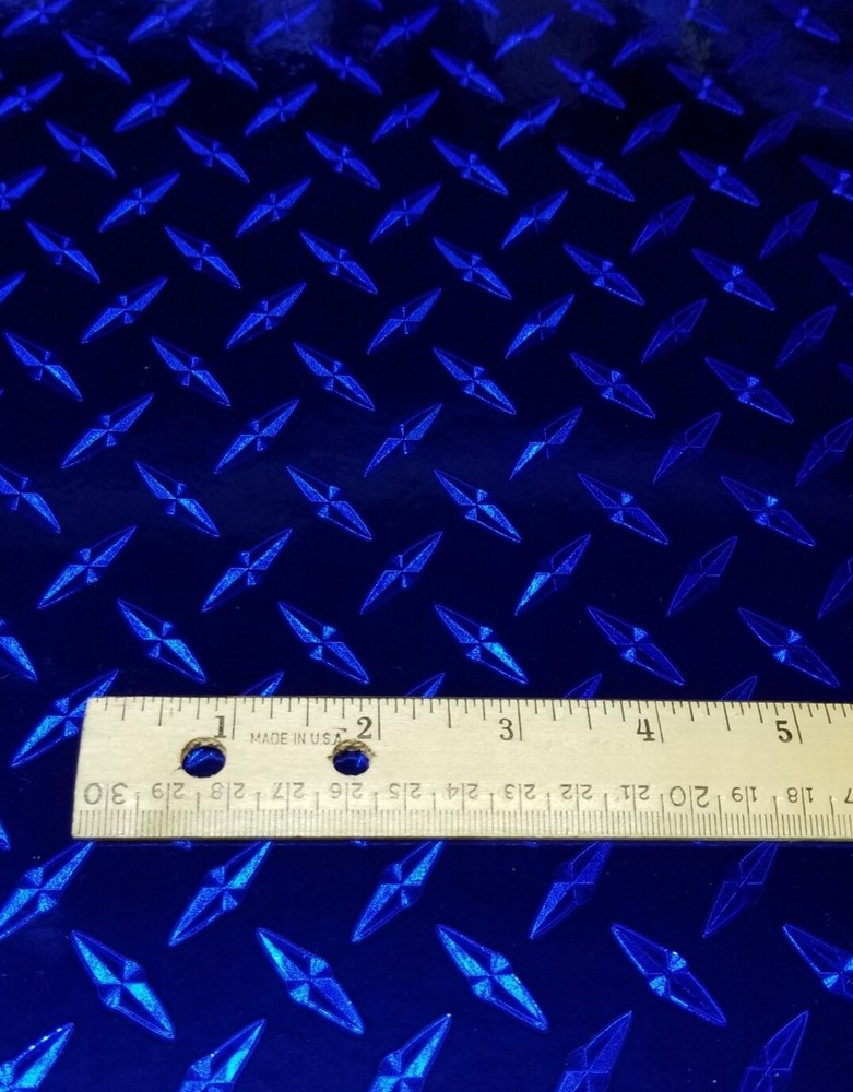 Royal Blue Diamond Plate Sign Plotter Cutter Vinyl Roll