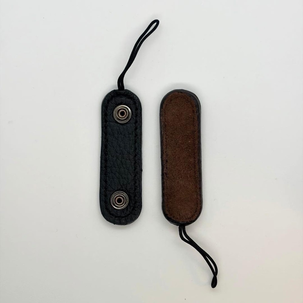 Industria GR Finger Strap Black Leather Camera Accessory Used