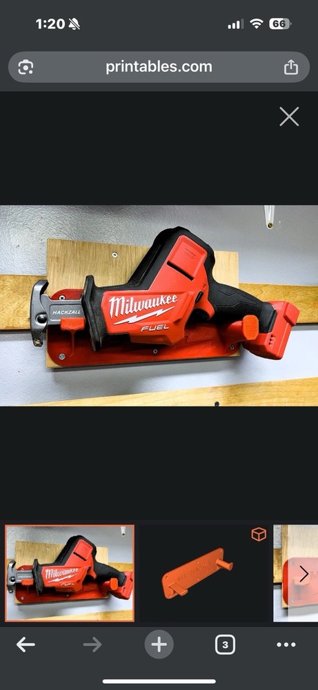 Milwaukee Hackzall Holder