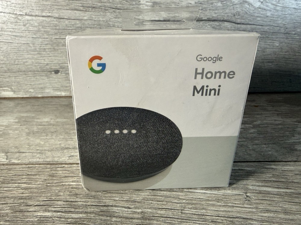 Google Home Mini Smart Speaker Assistant - Gray- NEW/SEALED